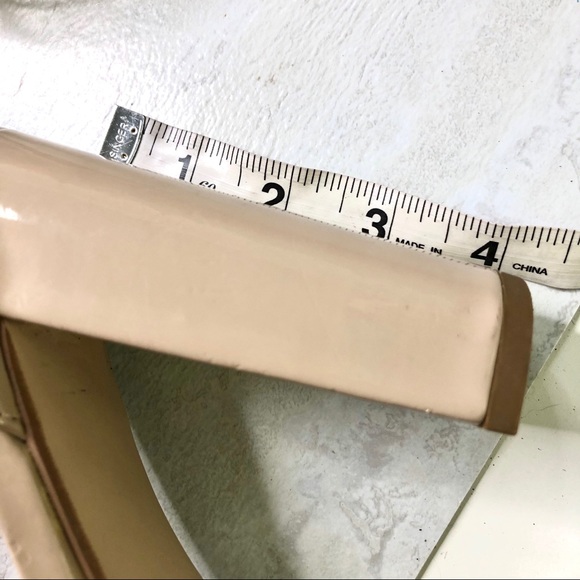 Heart in D nude block heel sandals - Picture 6 of 9